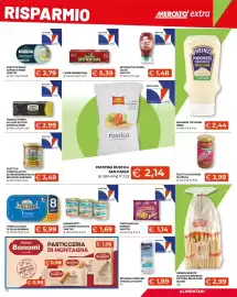 Volantino Mercatò Extra Pagina 13: Filetti di tonno all'olio extravergine d'oliva biologica Asdomar €3,49