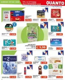 Volantino Mercatò Extra Pagina 16: Bagnocrema spuma di sciampagna €1,59, Cibo per gatti Affinity Ultima Cat €5,98
