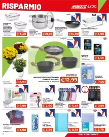 Volantino Mercatò Extra Pagina 19: Linea antiaderente Tognana Grancucina Great €12,99, Lavavetri -20° €7,60