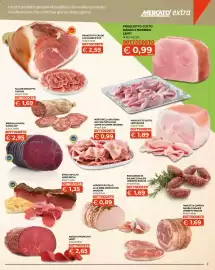Volantino Mercatò Extra Pagina 3: Speck IGP Alto Adige Recla €1,35, Manzo affumicato Lenti €2,65