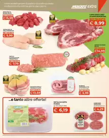Volantino Mercatò Extra Pagina 5: Hamburger di pollo AIA €4,29, Zuccotto di pollo con speck e zucca €13,59