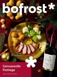 Bofrost Katalog Seite 1: bofrost* 2252 Pommes Williams 205 Ente in Orangensauce Genussvolle Festtage Gültig von 24.10. bis
