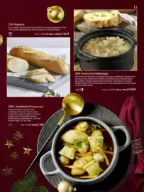 Bofrost Katalog Seite 11: 3854 Französische Zwiebelsuppe €10,99, 2294 Baguettes €12,79