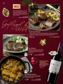 Bofrost Katalog Seite 14: 3863 Rehbraten €26,79, 616 Kartoffel-Weihnacht €8,29