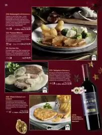 Bofrost Katalog Seite 16: 3725 Tafelspitz in Krensauce €22,99, 3562 Wiener Schnitzel vom Schwein €17,49