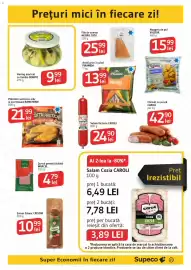 Catalog Supeco Pagină 15: Romcherie placinta rustică cu măr și scorțișoară €21,99, Bonito hering marinat cu lămâie €9,99
