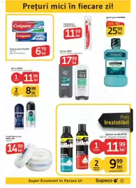 Catalog Supeco Pagină 21: Gillette spumă de ras €9,99, Pastă de dinți COLGATE €6,79