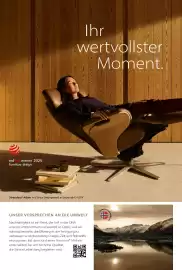 Rutar Flugblatt Seite 2: Ihr wertvollster Moment. reddot winner 2025 furniture design Stressless Adam mit Sirius