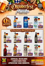 Encarte Muffato Página 1: Cerveja Alkoholfrei Erdinger €15,99, Cerveja de Mel Kunstmann Long Neck €8,99