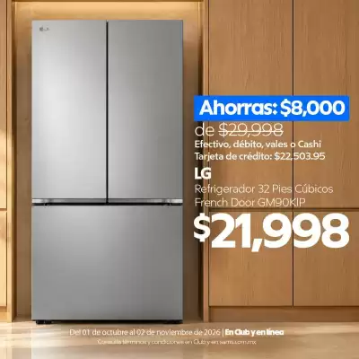 Sam's Club (válido hasta 26-10)