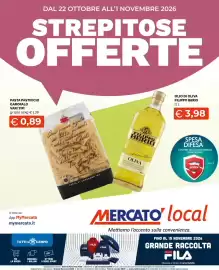 Volantino Mercatò Local Pagina 1: Pasta Pastificio Garofalo €0,89, Olio di oliva Filippo Berio €3,98