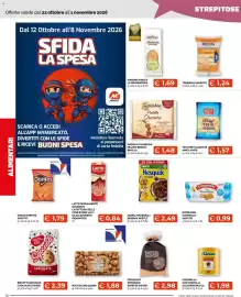 Volantino Mercatò Local Pagina 10: Biscotti Gocciolo Chocolate Pavesi €2,39, Cereali integrali Nesquik Nestlé €2,49