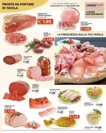 Volantino Mercatò Local Pagina 3: Carpaccio di bresaola Rigamonti €2,99, Mortadella con pistacchio favola €1,49