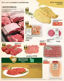 Volantino Mercatò Local Pagina 4: Salsiccia di pollo Gusto Ricco €3,59, Sottilissime di pollo Aia €14,29