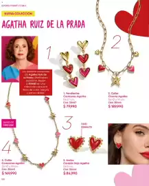 Catálogo Ésika Página 108: Charms Agatha €189.990,00, Pendientes Corazones Agatha €79.990,00