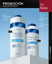 Catálogo Ésika Página 147: Multicare Talco para pies €21.990,00, Talco para pies €21.990,00