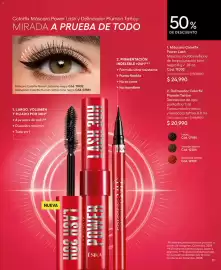 Catálogo Ésika Página 79: Colorfix Mascaras Power Lash y Delineador Plumón Tattoo €24.990,00