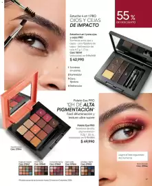 Catálogo Ésika Página 87: Estuche 4 en 1 para ojos y cejas PRO €42.990,00, Paleta Eye PRO €49.990,00