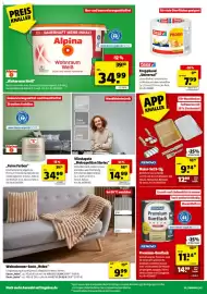 Hagebau Prospekt woche 43 Seite 4: Wohnzimmer-Serie „Helen“ €9,99, Alpina Wohnraum Weiß €34,99
