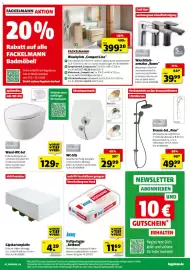 Hagebau Prospekt woche 43 Seite 5: Knauf Haftputzgips „Rotband“ €11,69, Gipskartonplatte €4,29