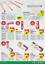 Hagebau Prospekt woche 43 Seite 9: Cornat Pressübergang €1,75, Viega Kupfer-Pressmuffe €2,15