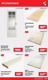 Bauhaus tilbudsavis Side 16: Frøslev fodliste fyr hvid €139,75, Frøslev lofts-/vægprofil TGV €222,95