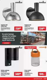 Bauhaus tilbudsavis Side 30: Nordlux væglampe Tin Maxi med €349,95, Nordlux Væglampe Arki outdoor sort €729,95