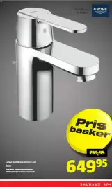Bauhaus tilbudsavis Side 36: Grohe handvaskarmatur Get Krom €649,95