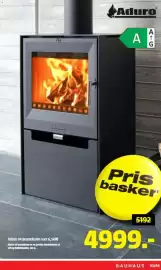 Bauhaus tilbudsavis Side 40: Aduro 14 brændeovn sort €4.999,00