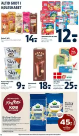 Coop 365 tilbudsavis uge 43 Side 14: Danonino eller Actimel €12,00, Skyr dessert skyr eller luftig skyr €9,00