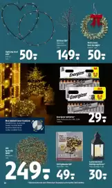 Coop 365 tilbudsavis uge 43 Side 26: Energizer batterier €29,00, LED lyskæde 120* €49,00