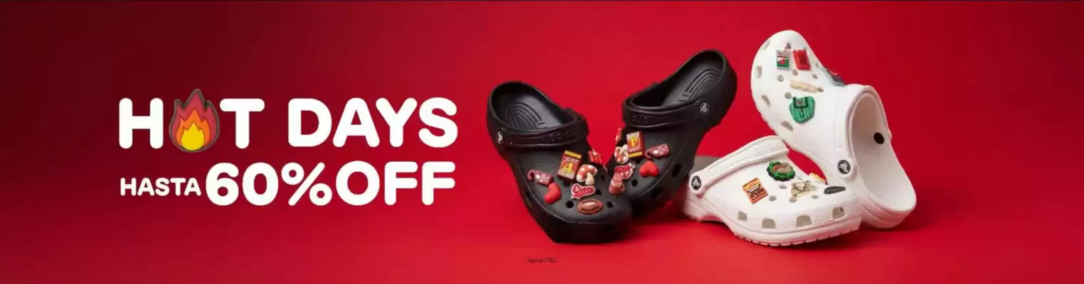 Crocs (válido hasta 27-10)
