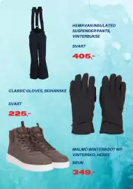 XXL Sport kundeavis uke 43 Side 2: CLASSIC GLOVES, SKIHANSKE SVART 225,- HEMAVAN INSULATED SUSPENDER PANTS, VINTERBUKSE