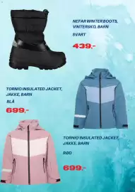 XXL Sport kundeavis uke 43 Side 3: TORNIO INSULATED JACKET, JAKKE, BARN BLÅ 699,- NEFAR WINTER BOOTS, VINTERSKO, BARN SVART