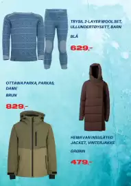 XXL Sport kundeavis uke 43 Side 4: STORMBERG STOR OTTAWA PARKA, PARKAS, DAME BRUN 829,- STORMBERG TRYSIL 2-LAYER WOOL SET