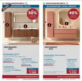 Zelfbouwmarkt folder Pagina 11: Badkamermeubel willow €1.589,00, Badkamermeubel dotan €1.029,00
