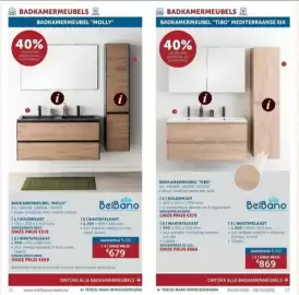 Zelfbouwmarkt folder Pagina 12: Badkamermeubel "Tibo" €869,00, Badkamermeubel molly €679,00
