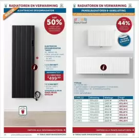 Zelfbouwmarkt folder Pagina 15: Elektrische designradiator daisy €499,99, Paneelradiator 8-aansluiting €179,17