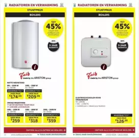 Zelfbouwmarkt folder Pagina 17: Elektrische boiler voor onderbouw €126,99, Boilers €174,99