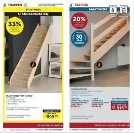 Zelfbouwmarkt folder Pagina 27: Traditionele trap leipzig €899,99, Open trap met kwartslag €2.816,95
