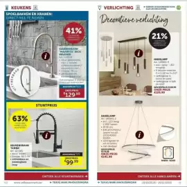 Zelfbouwmarkt folder Pagina 31: Keukenkraan Maverick inox brushed €129,99, Hanglamp €125,99