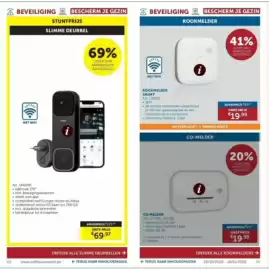 Zelfbouwmarkt folder Pagina 35: Co melder €19,99, Rookmelder smart €19,99