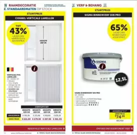 Zelfbouwmarkt folder Pagina 37: Cosibel verticale lamellen €221,99