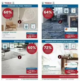 Zelfbouwmarkt folder Pagina 4: Vloertegel Poseidon €34,99, Vloertegel Dolce Vita €29,49