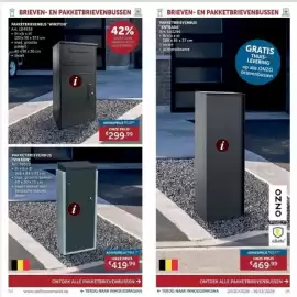 Zelfbouwmarkt folder Pagina 48: Pakketbrievenbus Virton €419,99, Pakketbrievenbus winston €299,99