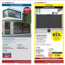 Zelfbouwmarkt folder Pagina 51: Stalen draaipoort lyon €499,99
