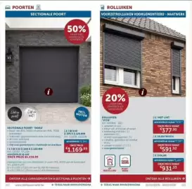 Zelfbouwmarkt folder Pagina 52: Sectionale poort dora €1.169,99, Rolluiken Vito €377,90