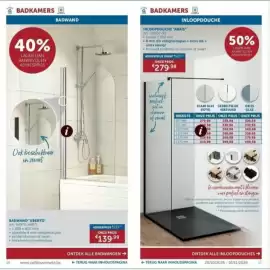 Zelfbouwmarkt folder Pagina 9: Badwand uberto €139,99