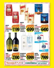 Catálogo Supermercados Caracol Página 7: Viñas de alvear vino tinto €2.390,00, Dos Hermanos arroz largo fino €1.199,00
