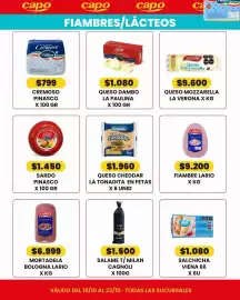 Catálogo Autoservicio Capo Página 3: Tonadita queso cheddar en fetas €1.960,00, Sardo queso €1.450,00
